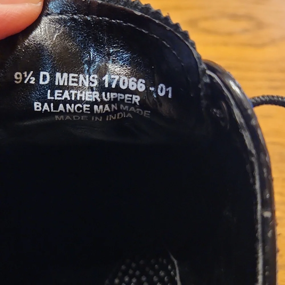 Florsheim Black Lexington Wing Tip Oxfords Size 9.5D